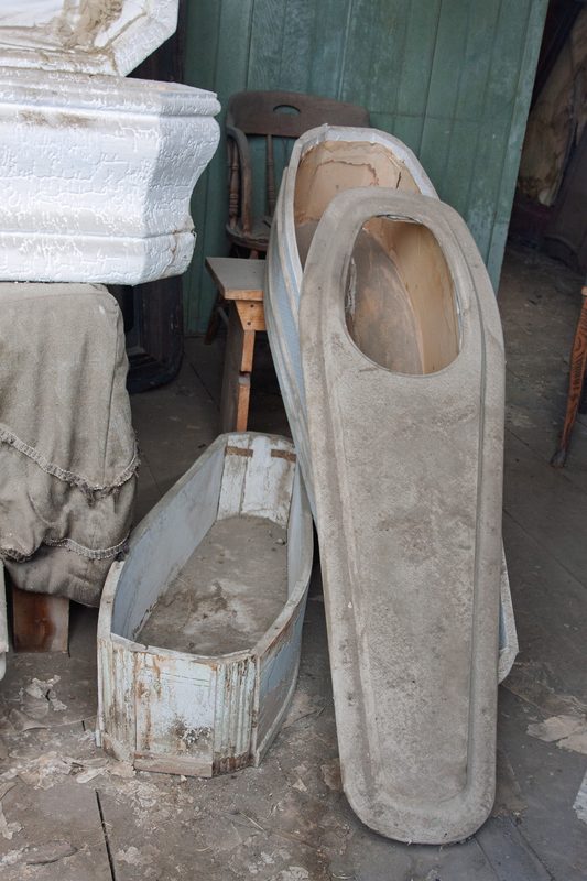 Children's coffins.